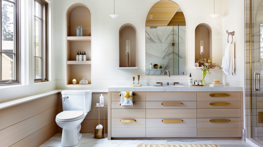 Bathroom storage design by Decorilla scaled 1